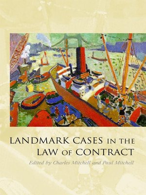 cover image of Landmark Cases in the Law of Contract